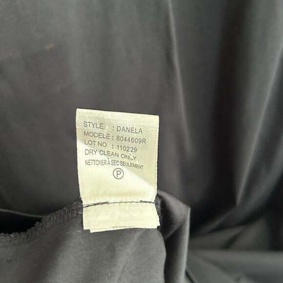 Theory Danela Shift Dress 10 Black Boatneck Capsule Minimalist Stretch - Picture 4 of 5